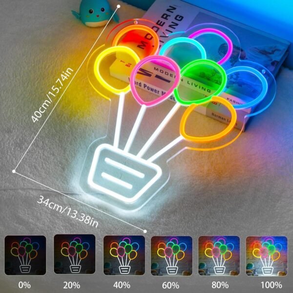 Balloon Neon Sign - 图片 2