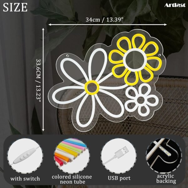 Daisy Neon Sign - 图片 5